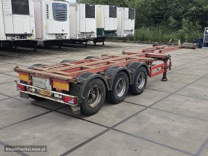 Strona pasażera z tyłu — Broshuis 3 UCC-39/45 EU MULTI BPW DRUM z 2006 roku