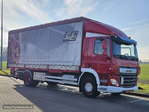 Strona pasażera z przodu — DAF CF 260 BDF+BOX LIFT AIRCO z 2018 roku