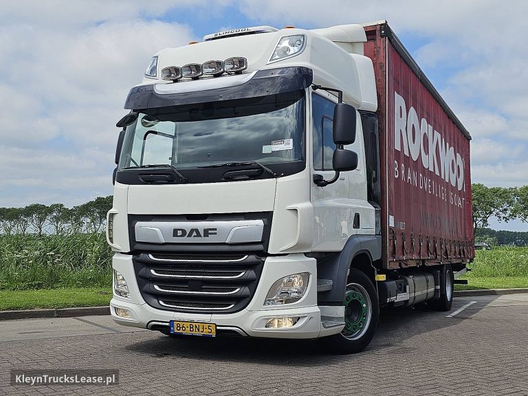 DAF CF 450 LZV z 2019 roku, firanka z zagranicy — przód pojazdu