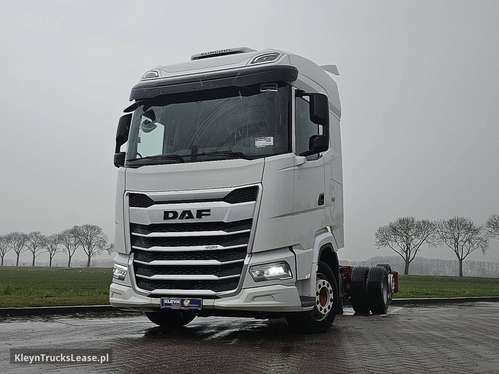 DAF XF 480 6X2 FAR INTARDER z 2023 roku, system BDF z zagranicy — przód pojazdu