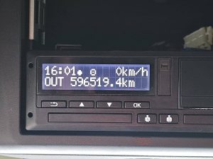 Licznik przebiegu — DAF XF 480 6X2 FAR INTARDER z 2023 roku