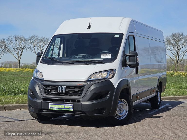 Fiat DUCATO MAXI XXL ac EURO6 z 2023 roku, blaszak z zagranicy — przód pojazdu