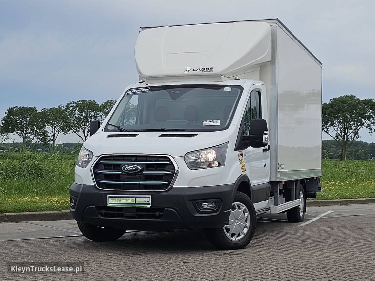 Ford E-TRANSIT Bakwagen Laadklep! z 2025 roku, kontener z zagranicy — przód pojazdu