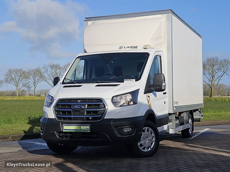Ford E-TRANSIT Bakwagen Laadklep! z 2025 roku, kontener z zagranicy — przód pojazdu