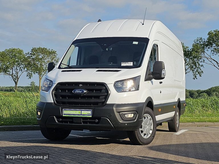Ford TRANSIT 2.0 L4H3 Navi Maxi AC! z 2024 roku, blaszak z zagranicy — przód pojazdu