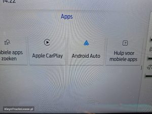 Ekran z Apple CarPlay — Ford TRANSIT 350 ac automaat EURO6 z 2024 roku