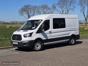 Strona kierowcy z przodu — Ford TRANSIT 350 ac dubb cabine EURO6 z 2018 roku