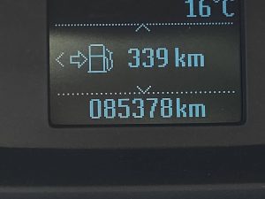 Licznik przebiegu — Ford TRANSIT 350 ac dubb cabine EURO6 z 2018 roku