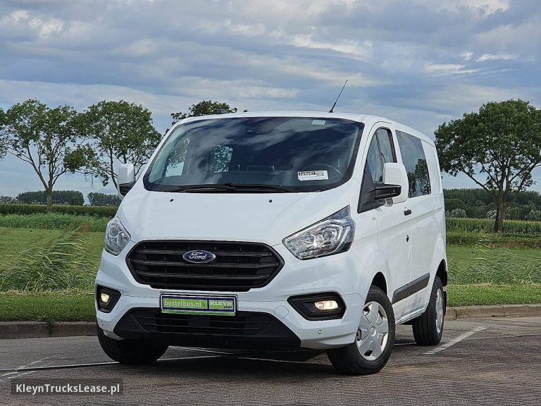 Ford TRANSIT CUSTOM 2.0 L1H1 Dubbele Cabine! z 2021 roku, blaszak z zagranicy — przód pojazdu