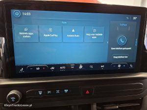 Ekran z Apple CarPlay — Ford TRANSIT CUSTOM 2.0 L2 LIMITED 170Pk ! z 2024 roku