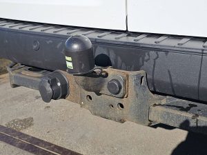 Hak holowniczy — Ford TRANSIT CUSTOM 2.0 L2H1 Dubbele Cabine z 2022 roku