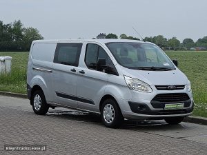 Strona pasażera z przodu — Ford TRANSIT CUSTOM dubbel cabine EURO6 z 2017 roku
