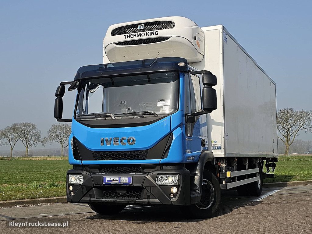Iveco 140E28 EUROCARGO ATP z 2018 roku, chłodnia z zagranicy — przód pojazdu