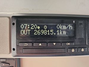 Licznik przebiegu — Iveco 160E28 EUROCARGO z 2023 roku