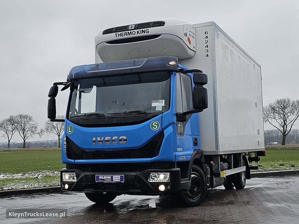 Iveco 75E18 EUROCARGO THERMOKING LIFT A/C z 2018 roku, chłodnia z zagranicy — przód pojazdu