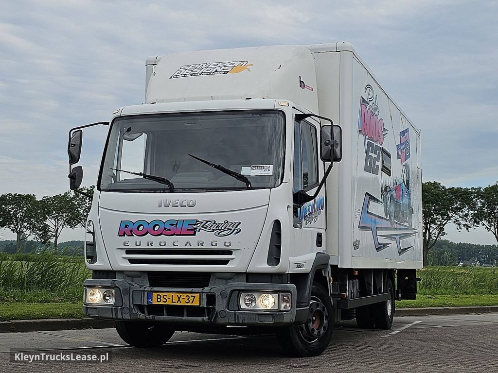 Iveco 80E17 EUROCARGO NL TRUCK MANUAL z 2004 roku, kontener z zagranicy — przód pojazdu