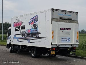 Strona kierowcy z tyłu — Iveco 80E17 EUROCARGO NL TRUCK MANUAL z 2004 roku