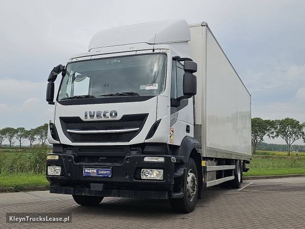 Iveco AD190S42 STRALIS z 2018 roku, kontener z zagranicy — przód pojazdu