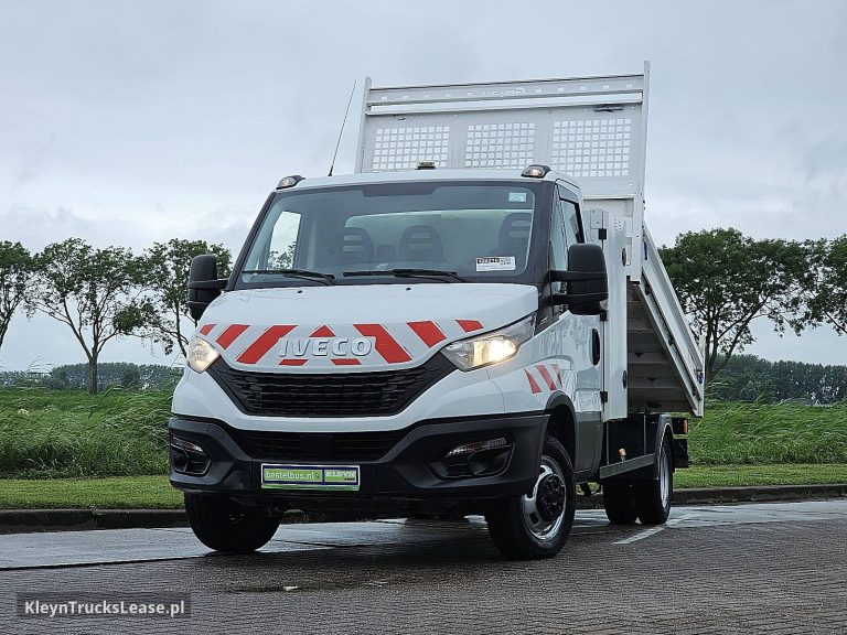 Iveco DAILY 35C14 Kipper Kist AC Euro6 z 2021 roku, wywrotka z zagranicy — przód pojazdu