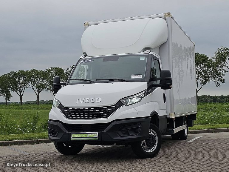 Iveco DAILY 50C18 Bakwagen N1 3.0Ltr z 2021 roku, kontener z zagranicy — przód pojazdu