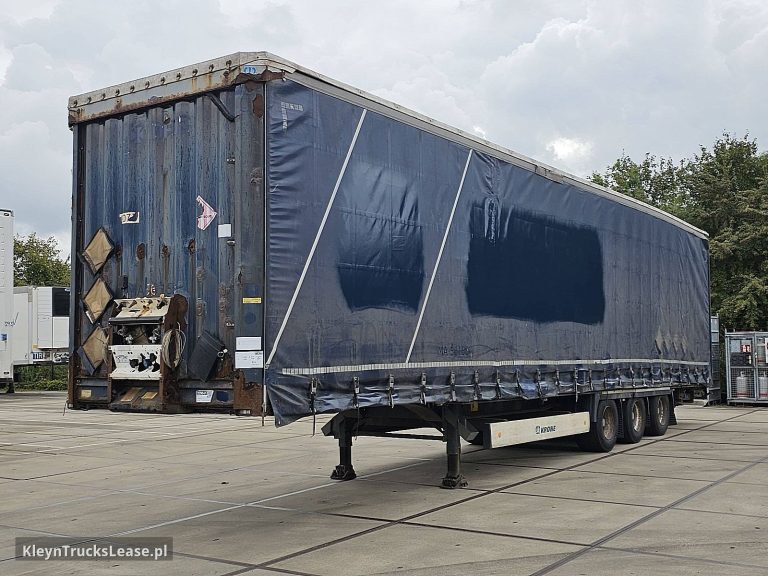 Krone N/A DRUM BRAKES z 2015 roku, firanka z zagranicy — przód pojazdu