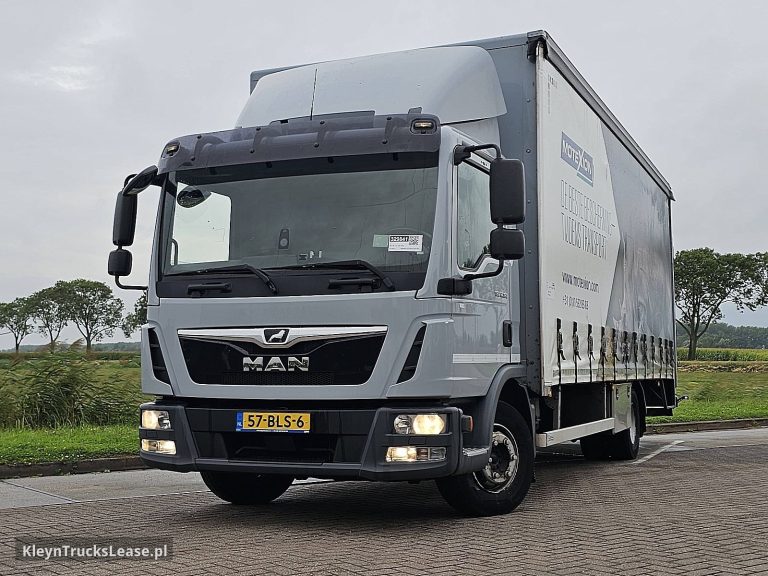 MAN 12.190 TGL AIRCO TAILLIFT z 2019 roku, firanka z zagranicy — przód pojazdu