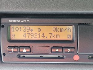 Licznik przebiegu — MAN 18.240 TGM DOKA DOUBLE CABIN z 2008 roku