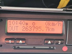 Licznik przebiegu — MAN 18.400 TGS DAY CAB  265TKM z 2015 roku