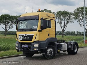 Strona kierowcy z przodu — MAN 18.430 TGS 4x4 z 2021 roku