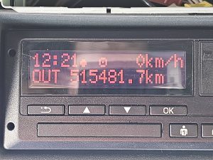 Licznik przebiegu — MAN 18.430 TGS 4x4 z 2021 roku