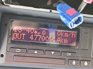Licznik przebiegu — MAN 18.430 TGS 4x4 z 2021 roku