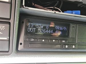 Licznik przebiegu — MAN 18.430 TGS Hydrodrive z 2020 roku