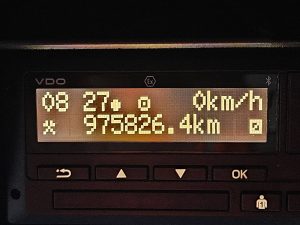 Licznik przebiegu — MAN 18.480 TGX z 2014 roku
