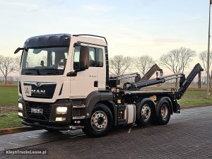 Strona kierowcy z przodu — MAN 26.420 TGS MEILLER AK 16 NT z 2018 roku