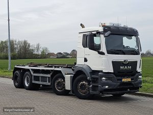 Strona pasażera z przodu — MAN 41.360 TGS 8X4 TRANSLIFT CHAIN z 2021 roku