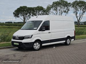 Strona kierowcy z przodu — MAN TGE 3.140 z 2019 roku