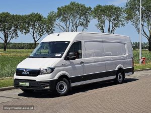 Strona kierowcy z przodu — MAN TGE 3.140 L5H3 Extralang Nieuw z 2024 roku