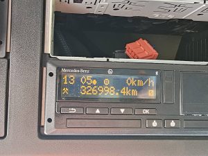 Licznik przebiegu — Mercedes-Benz ACTROS 1843 AS 4X4 ALLRAD PTO+HYDR. z 2020 roku