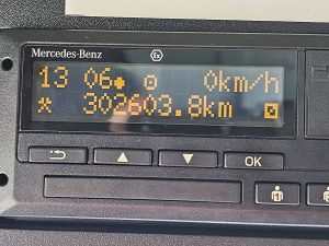 Licznik przebiegu — Mercedes-Benz ACTROS 1848 LS Streamspace 2,50 z 2023 roku