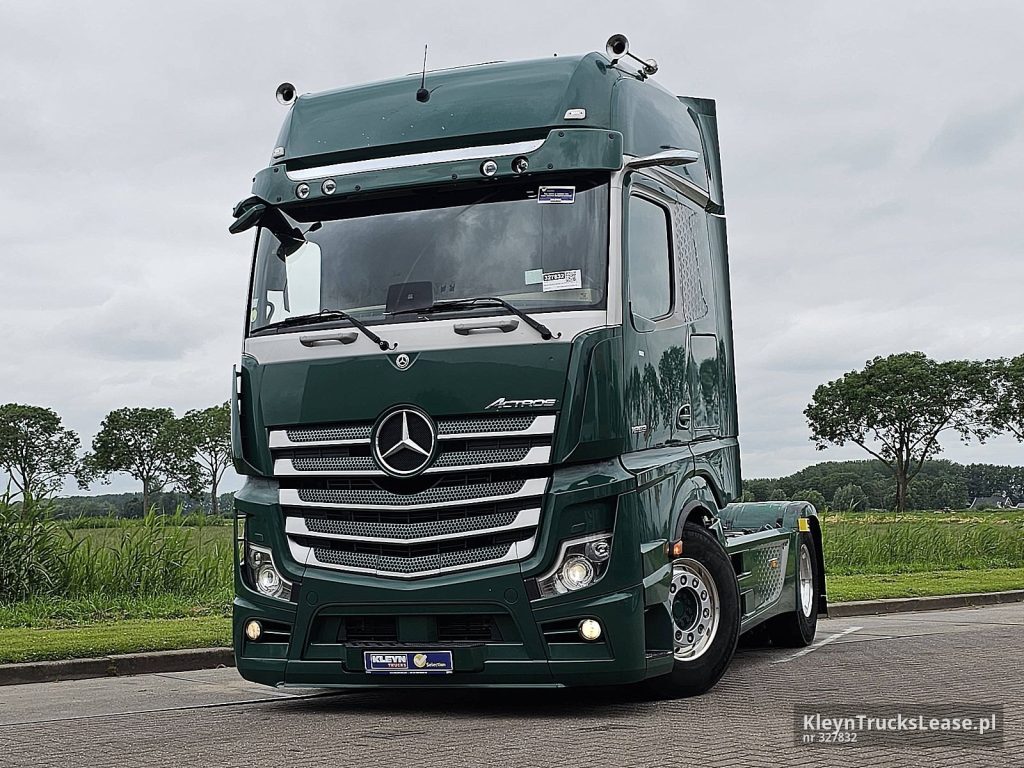 Mercedes-Benz ACTROS 1853 LS GIGA,durabright z 2022 roku, ciągnik siodłowy z zagranicy — przód pojazdu