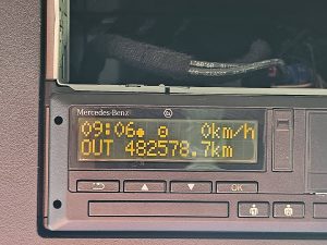 Licznik przebiegu — Mercedes-Benz ACTROS 1853 LS MP5 RETARDER 2X TANK z 2021 roku