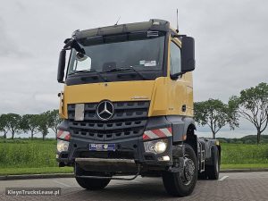 Przód pojazdu — Mercedes-Benz ACTROS 2043 AS steel suspension z 2020 roku