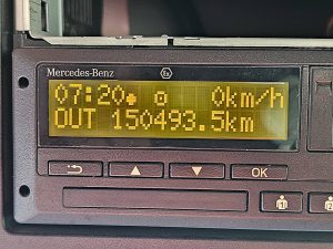 Licznik przebiegu — Mercedes-Benz ACTROS 2645 6X4 RETARDER 151TKM z 2019 roku
