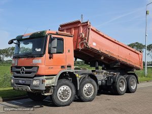 Strona kierowcy z przodu — Mercedes-Benz ACTROS 4148 AK 8X8 EPS MEILLER z 2009 roku