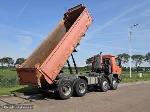 Strona pasażera z tyłu — Mercedes-Benz ACTROS 4148 AK 8X8 EPS MEILLER z 2009 roku