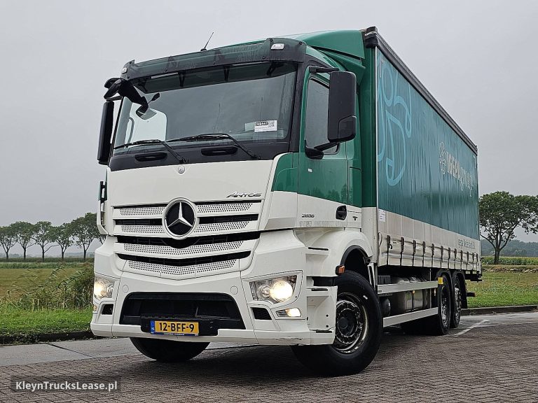 Mercedes-Benz ANTOS 2637 ANTOS 3336 z 2014 roku, firanka z zagranicy — przód pojazdu