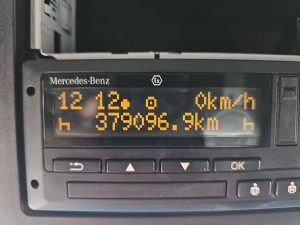Licznik przebiegu — Mercedes-Benz AROCS 2043 AS 4X4 ALLRAD z 2020 roku
