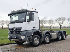 Strona kierowcy z przodu — Mercedes-Benz AROCS 3248 8X4 FULL STEEL z 2016 roku
