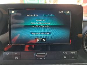Ekran z Apple CarPlay — Mercedes-Benz CITAN 110 CDI 2xZijdeur Mbux Long! z 2022 roku