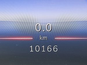 Licznik przebiegu — Mercedes-Benz EQV 300 wltp 364 kms 90kwh z 2024 roku